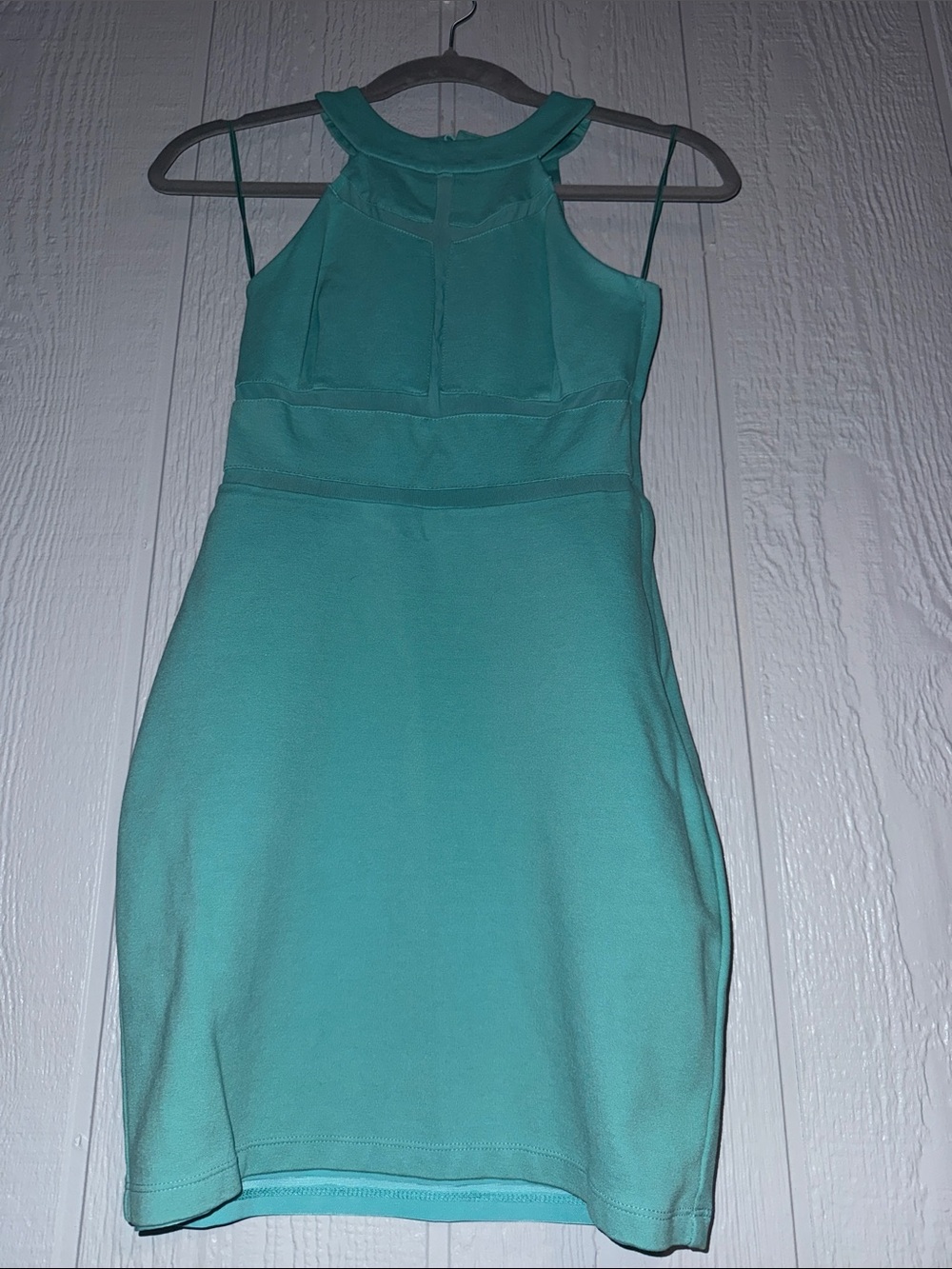 Guess by Marciano Mint (Turquoise) Halter Mini Dress